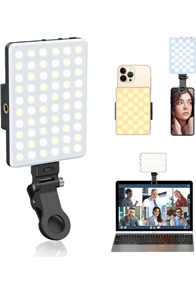 FototekFotograf Led 120 Mini Klipsli Foto Kamera Işığı Cep Telefonu Led Işık ...