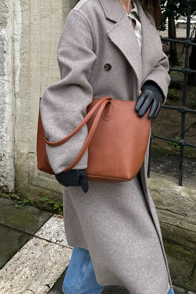 Mollycrush Geantă de mână, de umăr și de braț din piele premium pentru femei