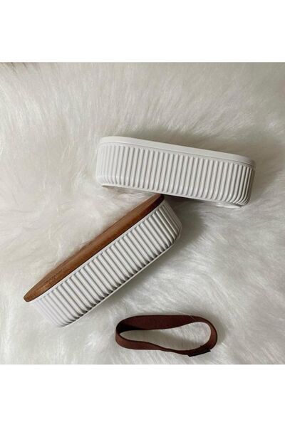 Madame Coco Magou 500ml Ahşap Kapaklı Saklama Kabı 2'li