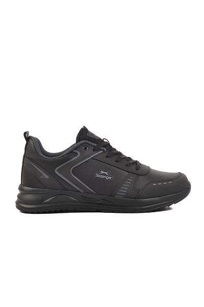 Slazenger Men's Sneakers - Black Large Size, Golden m