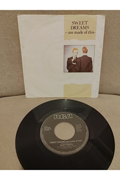Plakperest EURYTHMICS - Sweet Dreams - 1983 Almanya  Basım 45lik Plak 2.el