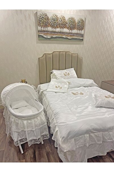 Fun Moment طقم مرتبة أطفال مع سرير أطفال وسلة موسى بما في ذلك القاعدة - مقاس ...