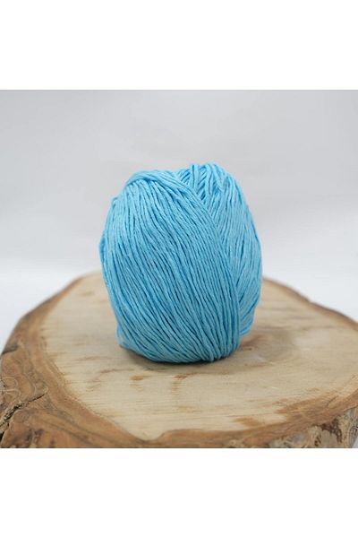 Prestij Boncuk Aren Eco Baby - 50 de grame de bumbac albastru și ață de tricotat manual Amigurumi