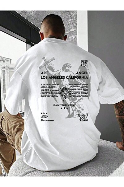 Ramer Унісекс футболка з написом «Los Angeles California»