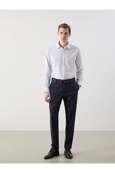 LC Waikiki Slim Fit Long Sleeve Poplin Men's Shirt