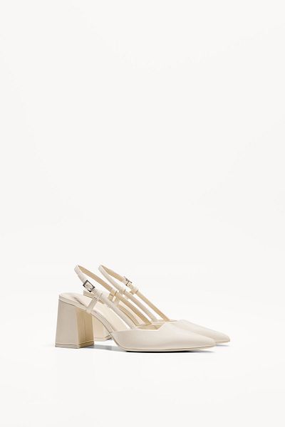 Bershka Block heel slingback shoes