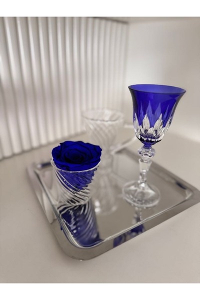 dekorasyon garajı 6 Pieces Steel Square Presentation Tray