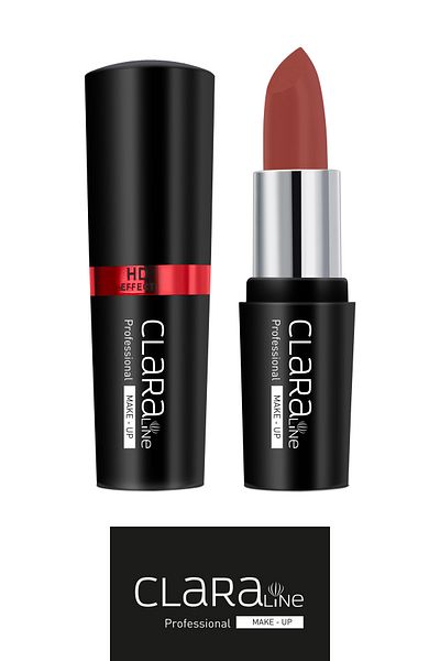Clara Line Matte Lipstick 445 Hot Peach