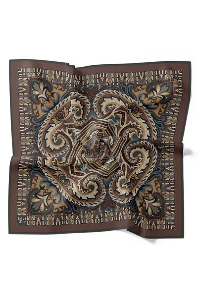 Levidor Casual κασκόλ Ethnic Etro ρετρό μοτίβο βαμβακερό άνετο κασκόλ