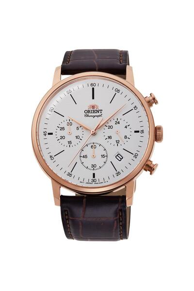 Orient RA-KV0403S10B 42 mm Erkek Kol Saati Kehribar Tesbih Hediyeli Kehribar Tesbih Hediyeli