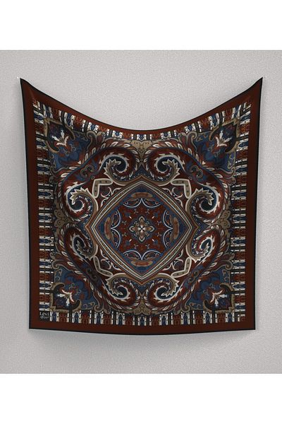 Levidor Casual κασκόλ Ethnic Etro ρετρό μοτίβο βαμβακερό άνετο κασκόλ