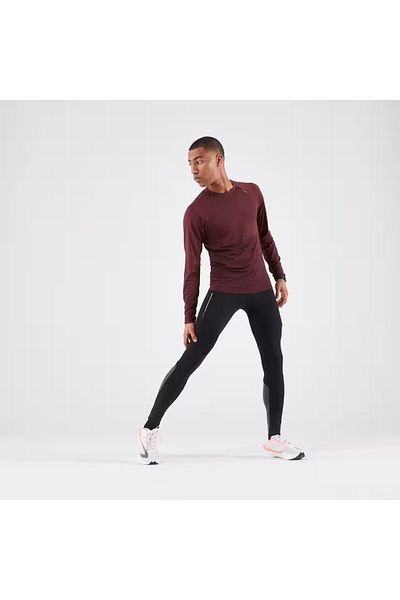 Decathlon Men's Running Tights - Black - Kiprun Run 500 Warm