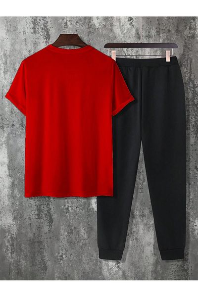 uyguntarz 2-teiliges Unisex-Trainingsanzug-Set mit Gänseblümchen-Schmetterlingsdruck