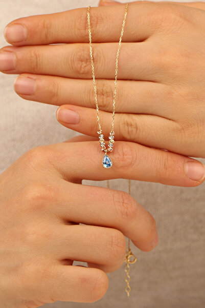 Çgk Çiğdem Gürel Kuyumculuk Damla Altın Kolye