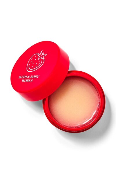 Bath & Body Works Strawberry Pound Cake Dudak Peelingi 15 G
