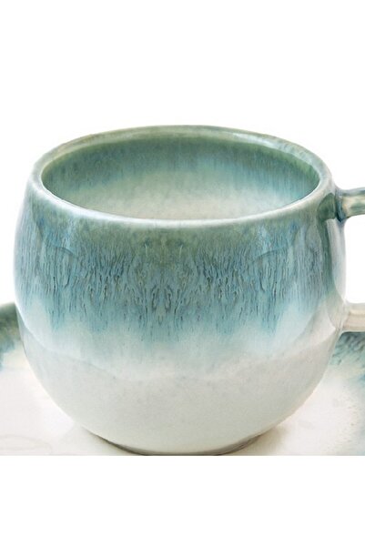 EasyLife Nuances Collection Porcelain Coffee Cup with Saucer 120ml