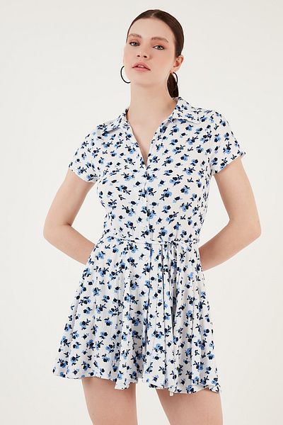 Lela Rochie cămașă mini cu detaliu de legare ROCHIE 5869006