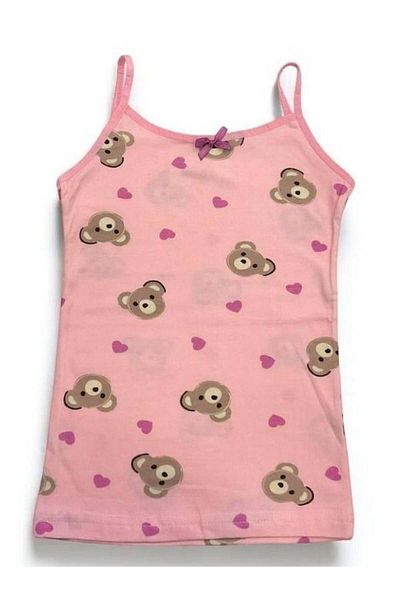 Zekids Girl's Hanging Patterned Tank Top