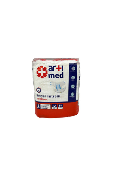 ARTİMED Artımed Adult Diapers - Small 10-Piece Patient Diapers