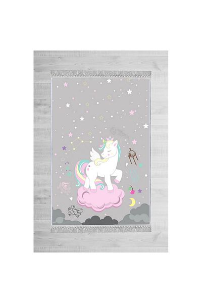 Homelux Children'S Rug Non-Slip, Rectangular, 120X180, Pony 1, Multicolored, Polyester