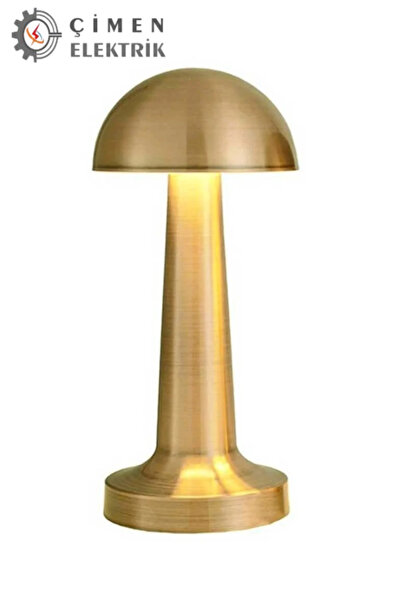 Noas Yl86 1230 Atina Şarjlı Gold Masa Lambası 3 Renk