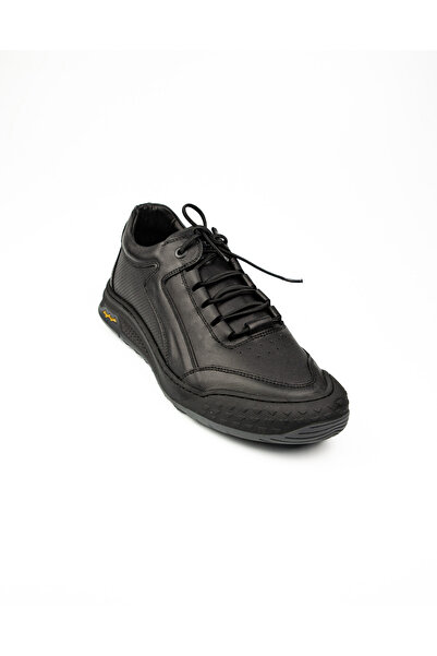 Nobel 4029 Siyah Cilt Deri Erkek Günlük Ayakkabı