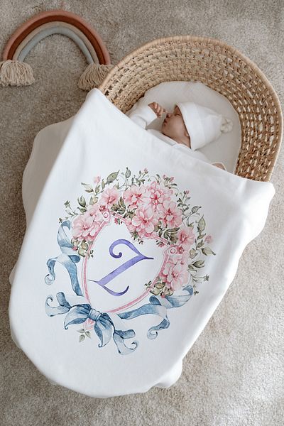 Lilabio 100% Organic Cotton Unisex Patterned Letter Series 10-Piece Hospital Release