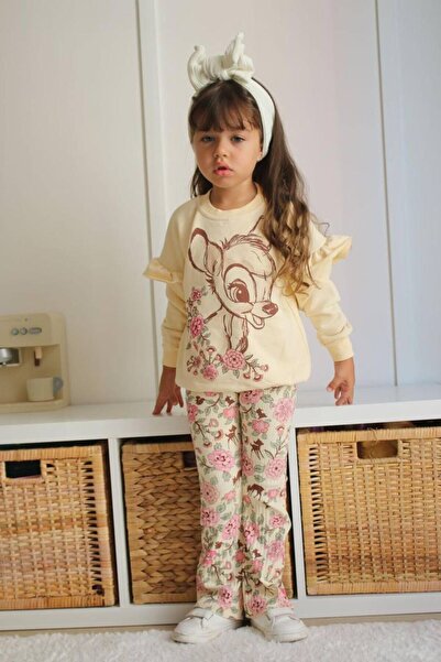 Holly Kids Kız Çocuk İkili Fitilli Takım