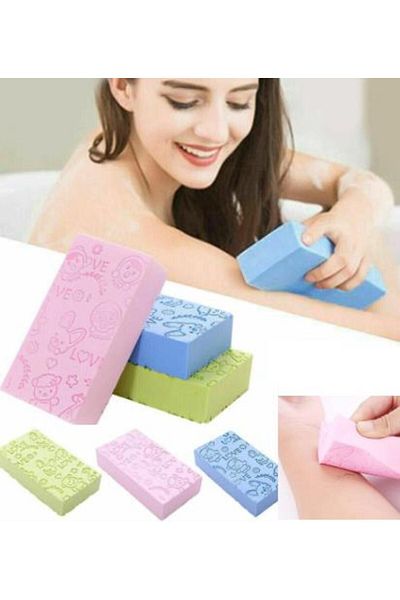 Didihou Exfoliating Dead Skin Sponge Bath Shower Washcloth Cleaning Sponge Soft Multipurpose Sponge