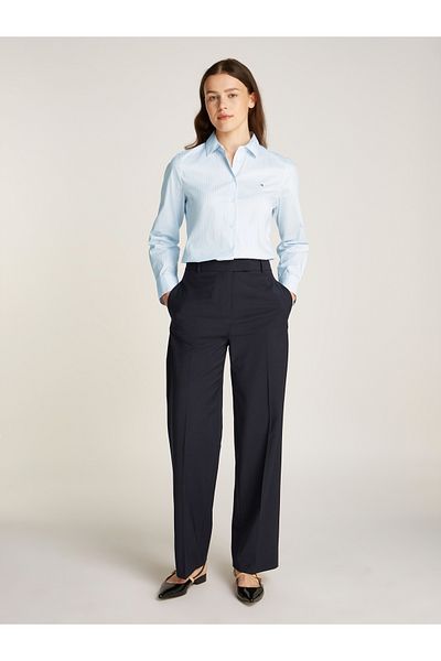 Tommy Hilfiger قمصان نسائية باللون الأزرق