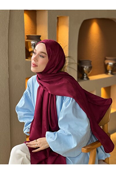 Modakaşmir شال بنمط اللوز من سلسلة الجاكار الحريرية