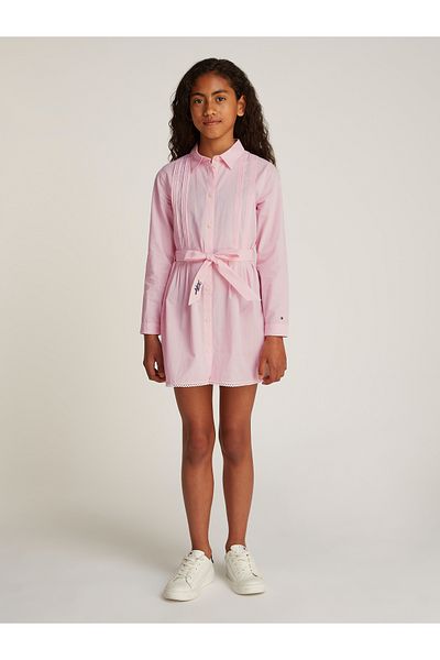 Tommy Hilfiger Girls Pink Shirt Dress