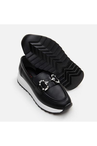 Yaya by Hotiç Yaya Schwarzer Damen-Loafer
