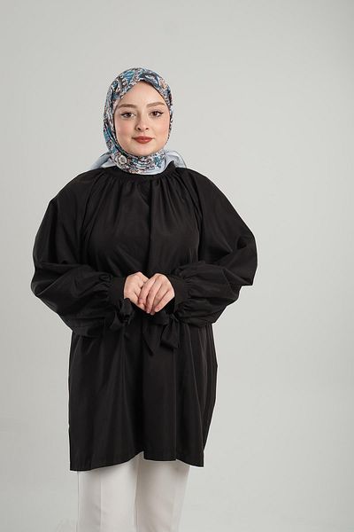 Giverny Eșarfă albastră cu model de flori de bambus - imprimată digital 202208 _11