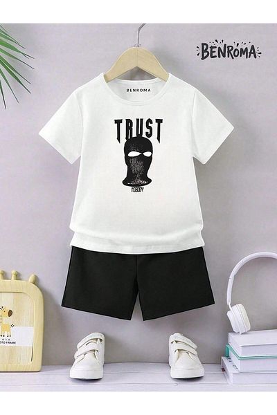 BENROMA Unisex Παιδικό Σετ Σορτς - Character Printed
