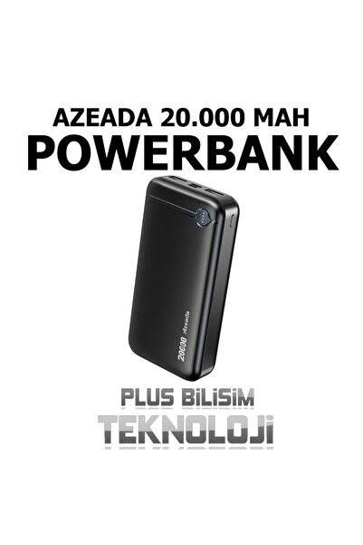 Plus Bilişim 20000 Mah. Powerbank 2 Giriş, 2 Çıkış Led Göstergeli Gerçek Kapa...
