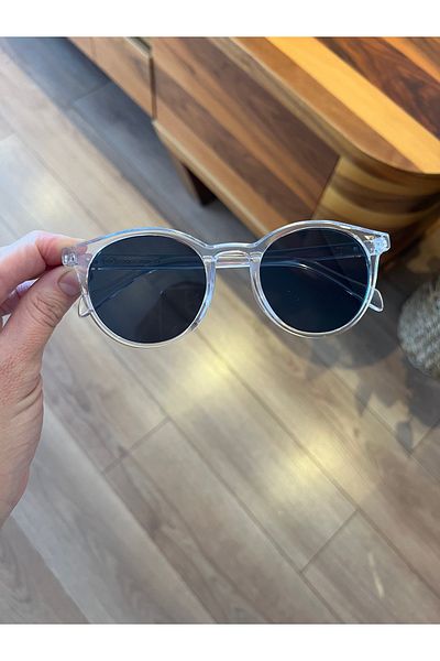 MEKİK BUTİK Unisex Clear Frame Sunglasses -Uv400 Protected - Ce Certified