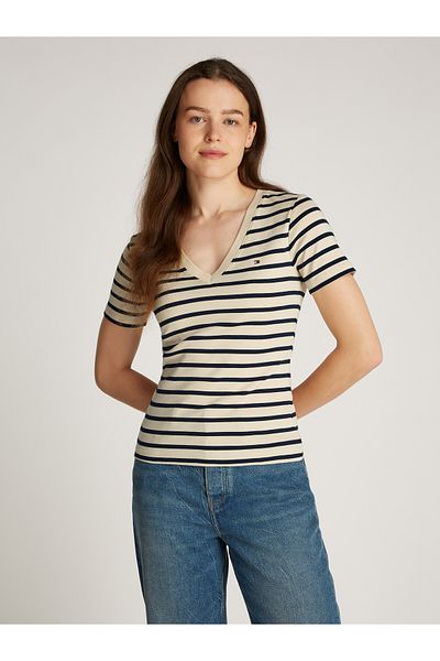 Tommy Hilfiger Women Beige T-Shirts