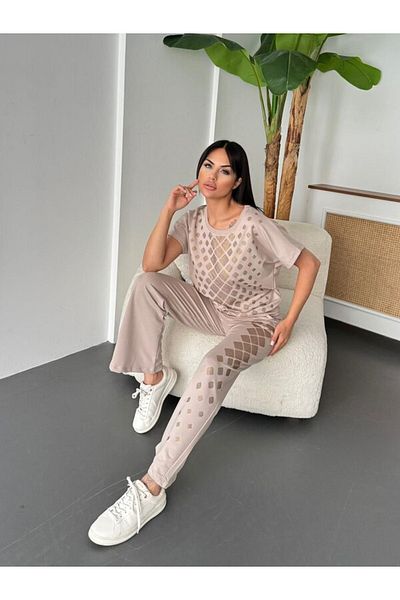 Bella Belluci Double Women's Suit with Stone Embroidery