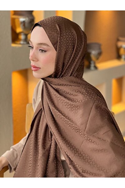 Modakaşmir Σάλι με μοτίβο Water Wave σειράς Silky Jacquard