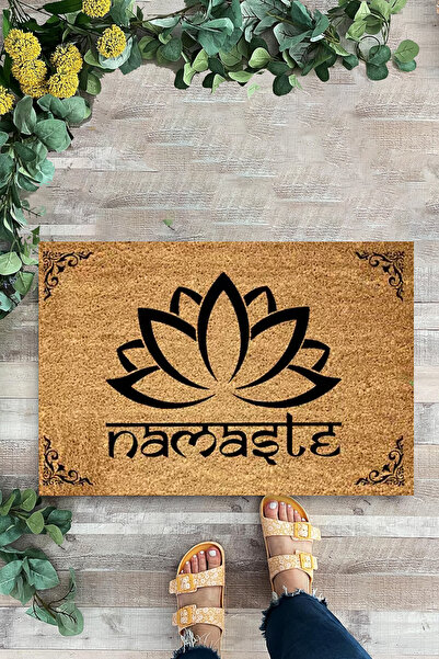 KARMAT Namaste, Kapı Önü Paspası, Dijital Baskı Paspas, İç ve Dış Kapı Önü Paspası