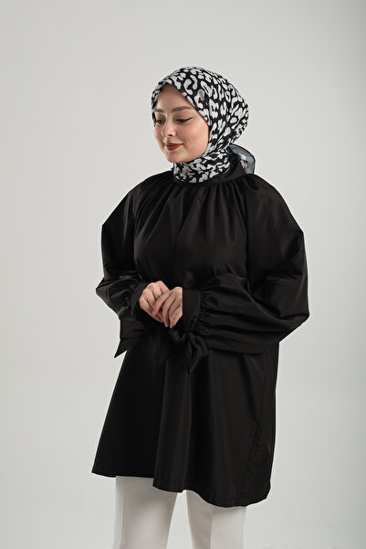 Giverny White Patterned Scarf Cut Fiber Cotton Leopard Digital Printed 202206 _42