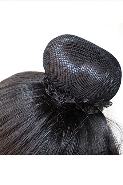 CAŞ DEKORASYON Black Color Mesh Detailed Knob Buckle