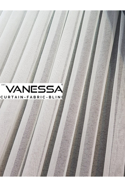VANESSA PERDE İtalyan Keten Tül Perde Ütü İstemez 1/2,5 Pileli Hazır Takılaca...