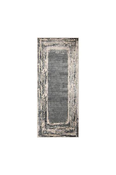 Homelux Oteea Non-Slip Rug, Rectangular, 80X200 Cm, Grey, 60% Cotton