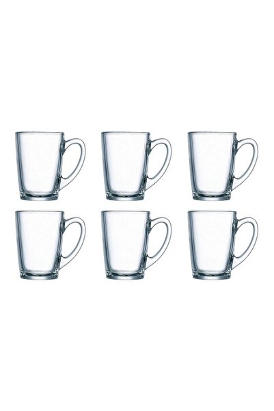 Luminarc 6-Piece Tempered Glass New Morning Mug Set