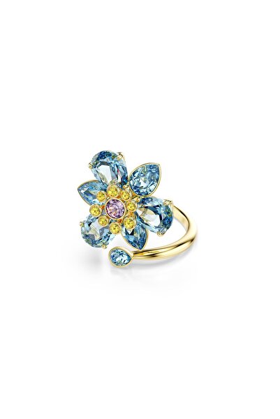 Swarovski 5709031 Swarovski Yüzük Idyllıa:Rıng Blue Mul/Gos 55