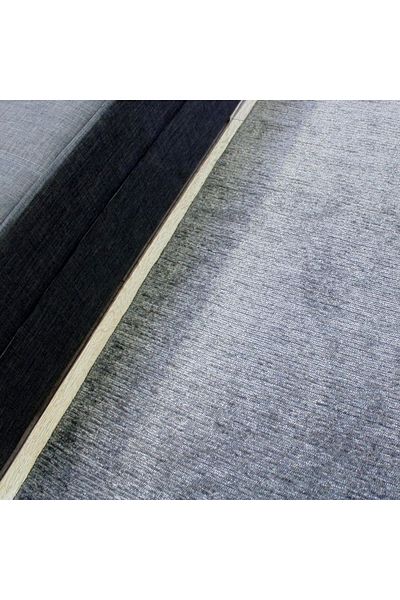Homelux Foldy Rug, Rectangular, 76X150 Cm, Plain, Double-Sided, Dark Grey, Polyester