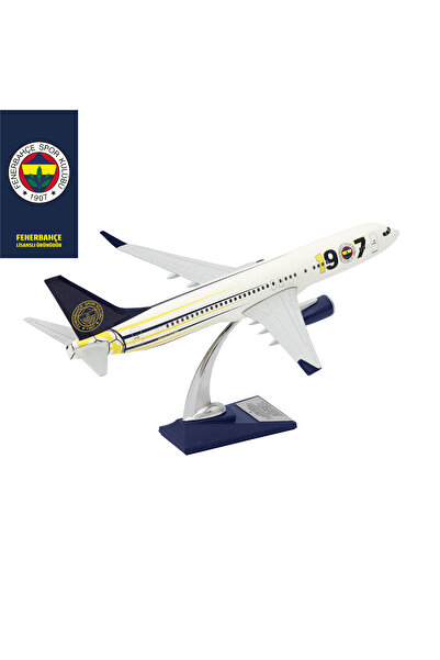 Fenerium Zekupp Boeing 737-800 1/100 Ölçek Fenerbahçe Lisanslı 1907 Tasarım M...