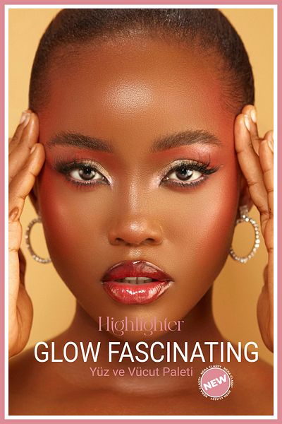 Nera Classy 6-Color Glow Fascinating Highlighter Palette - Silky Highlighter - Illuminating Headlamp Palette